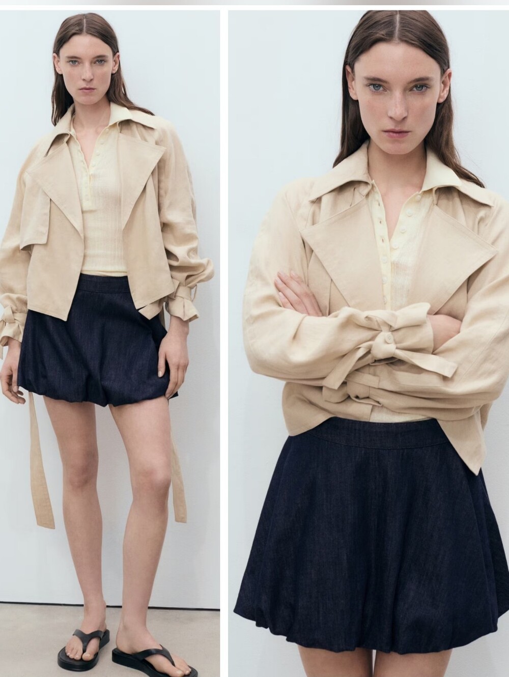 MANGO Mini Baloon Skirt